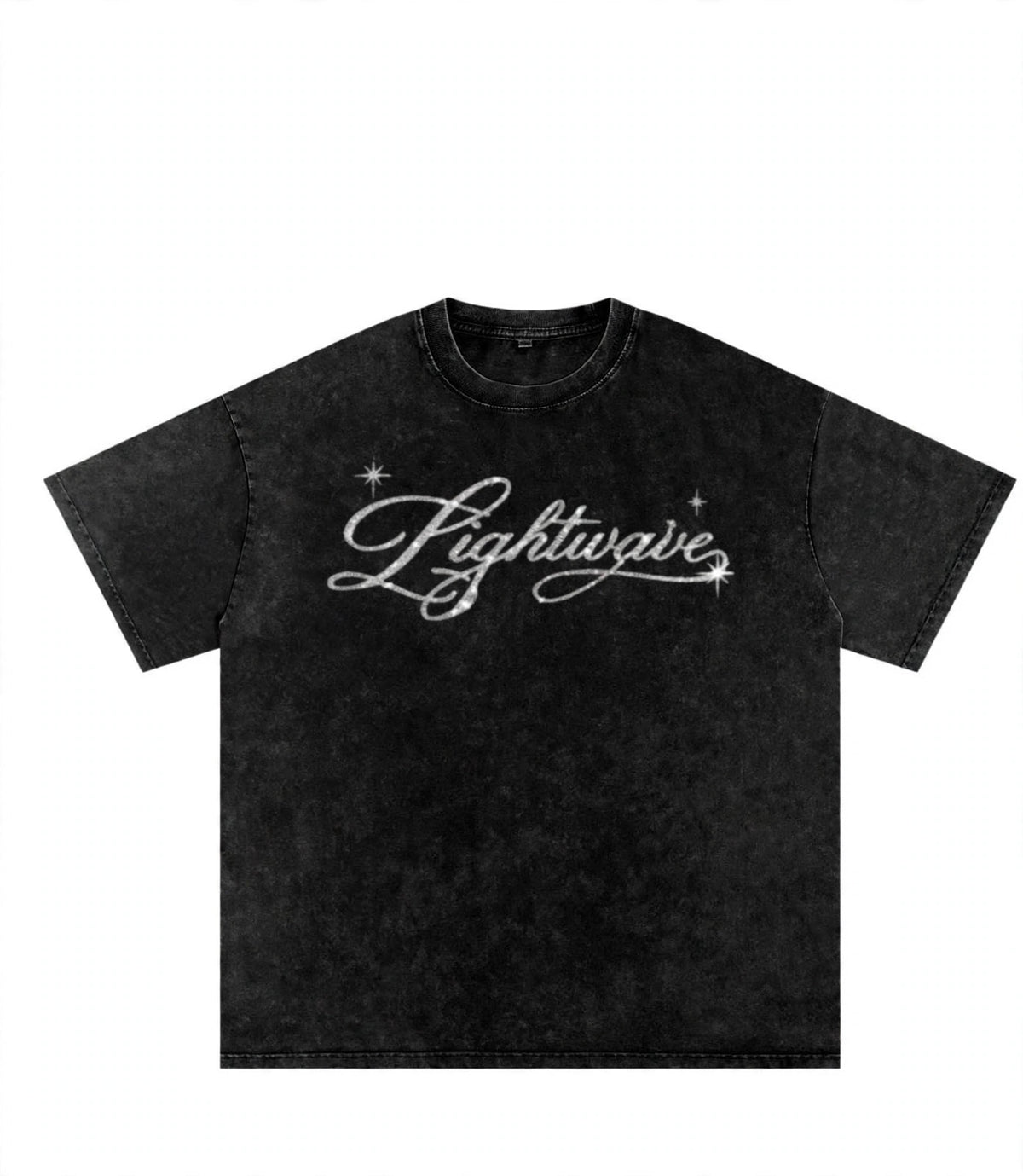 LightWave Angel Tee in white worn outdoors