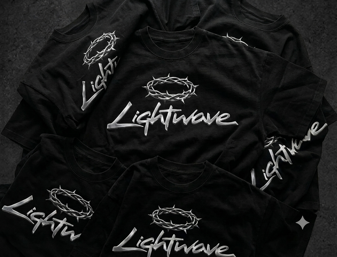 Lightwave Signature Tee – Black